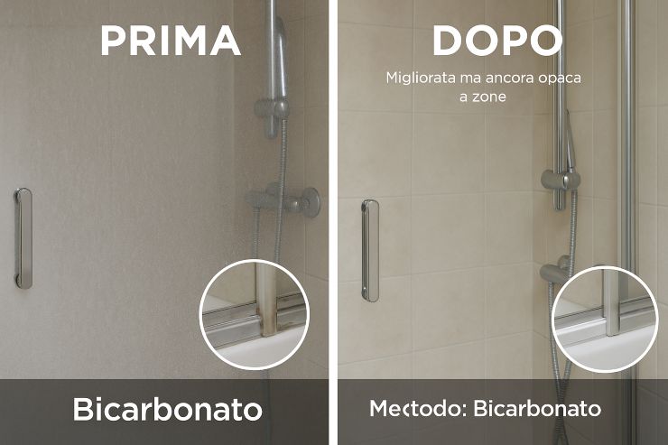 Lavaggio doccia bicarbonato